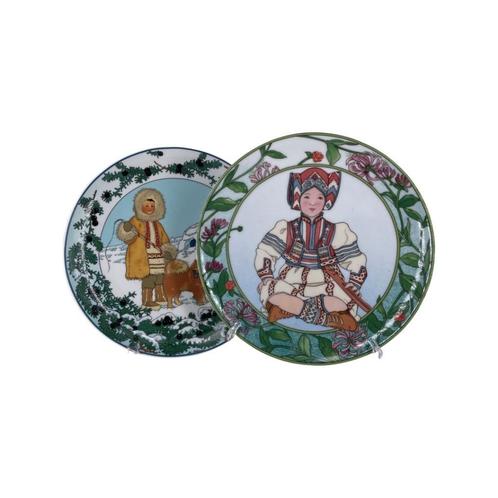 2 assiettes Villeroy Boch Heinrich Germany, Antiquités & Art, Antiquités | Porcelaine, Enlèvement ou Envoi