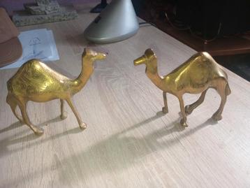 DEUX CHAMEAUX EN CUIVRE, Enlèvement ou Envoi, Cuivre