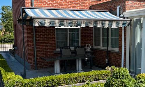 Zonneluifel vrijstaand wees snel, Tuin en Terras, Zonneschermen, Gebruikt, Overige typen, Ophalen