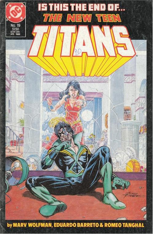 DC Comics - New Teen Titans v2 # 19, Livres, BD | Comics, Utilisé, Comics, Amérique, Enlèvement ou Envoi