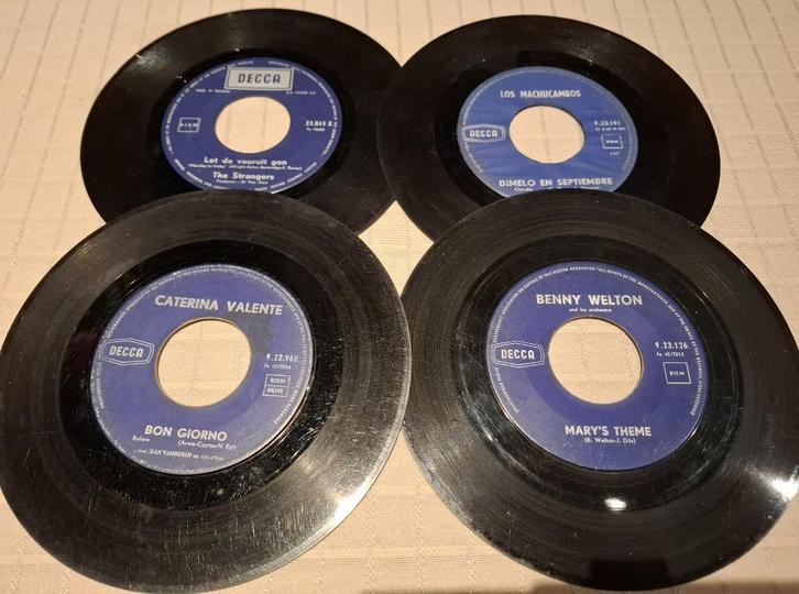 9 vinyl singles label Decca, Cd's en Dvd's, Vinyl Singles, Gebruikt, Single, Pop, 7 inch, Ophalen of Verzenden