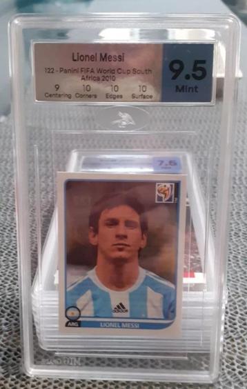 Panini+Wereldbeker 2010+Lionel Messi+Messi+Grade 9.5! beschikbaar voor biedingen