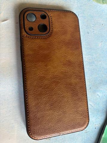 iPHONE 15/14/13 cover LEATHER ** NEW and NEVER BEEN USED !! beschikbaar voor biedingen