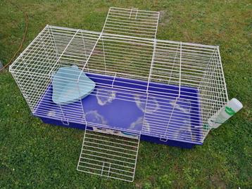 Cage pour lapins, cobayes, rongeurs, Enlèvement, Comme neuf, Cage, Lapin