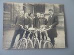 foto 1923 reis met fiets Hakendover Zoutleeuw, Verzenden, Foto, Zo goed als nieuw, Gebouw