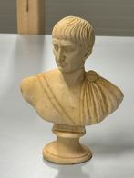 Italie Traiano signé R. Santini bust buste statue sculpture, Antiquités & Art, Enlèvement ou Envoi