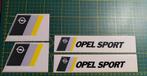 Lot 4x stickers Opel Sport, Verzamelen, Stickers, Sport, Ophalen of Verzenden
