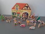 Speelset boerderij dieren hout, Kinderen en Baby's, Ophalen of Verzenden, Zo goed als nieuw