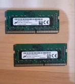 Micron 2x 8GB HP geheugen 1RX8 PC4-2666V-SA2-11, Comme neuf, Laptop, Enlèvement ou Envoi, DDR4