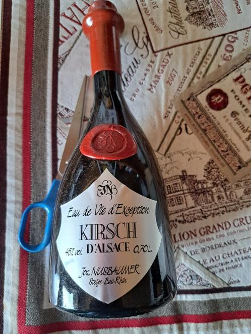 Fles Eau de Vie KIRSCH D'ALSACE   Jos NUSBAUMER - Steige -, Diversen, Overige Diversen, Nieuw, Ophalen