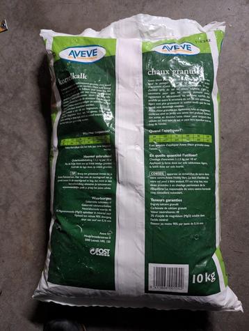 10 kg Aveve zuivere korrelkalk beschikbaar voor biedingen