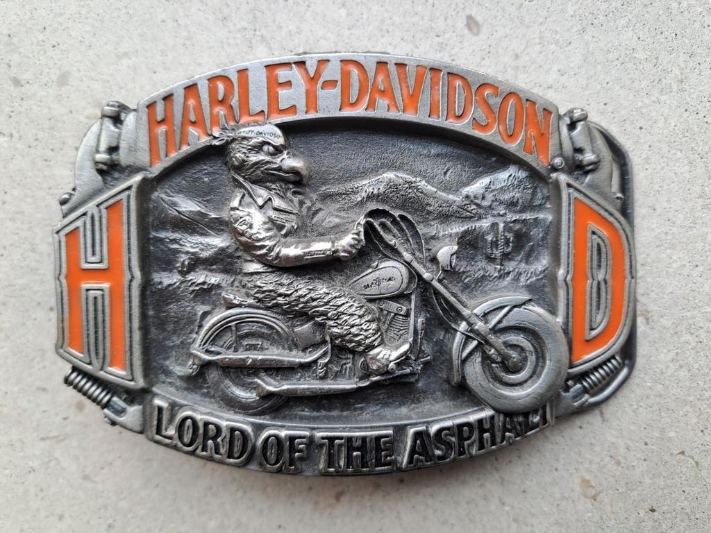 ② Originele vintage belt buckle Harley Davidson 1992 Baron