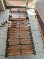 Twee elektrisch verstelbare lattenbodems - zgan, Huis en Inrichting, Ophalen, 90 cm, Eenpersoons, 210 cm