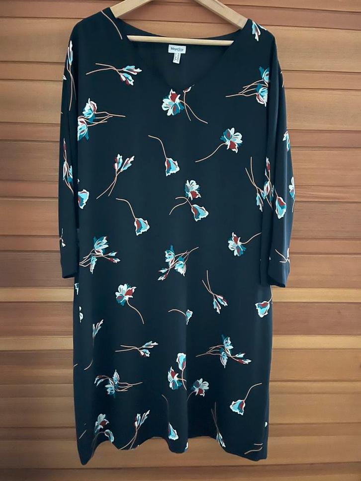 Mayerline Jurk Maat 46/48 Nieuwstaat, Kleding | Dames, Jurken, Zo goed als nieuw, Maat 46/48 (XL) of groter, Zwart, Knielengte