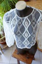 leuk wit transparant T-shirt, Vêtements | Femmes, T-shirts, Enlèvement ou Envoi, Manches longues, Porté, Blanc