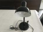 Vintage bureaulamp in glanzend zwart 45 cm, Ophalen of Verzenden, Gebruikt, Metaal, Minder dan 50 cm