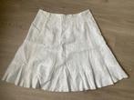 Witte linnen rok, Kleding | Dames, Rokken, Ophalen of Verzenden, Zo goed als nieuw, Maat 46/48 (XL) of groter, Wit