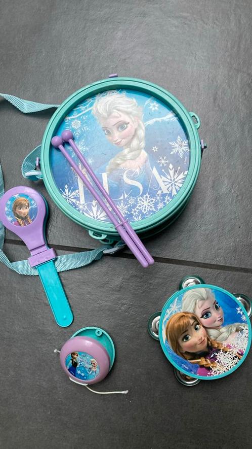 Nr 76: Set Muziekinstrumenten thema Frozen/ Elsa, Kinderen en Baby's, Speelgoed | Overig, Gebruikt, Jongen of Meisje, Ophalen of Verzenden