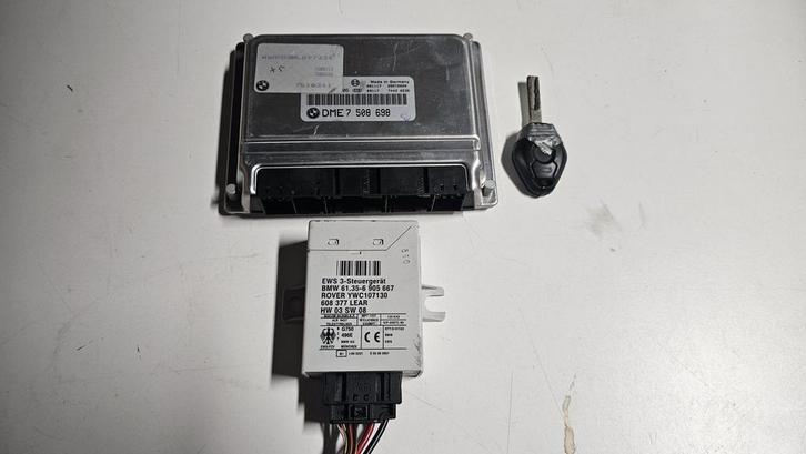 Startset Contactslot + ECU EWS BMW X5 E53 M62 4.4 1214750869, Autos : Pièces & Accessoires, Électronique & Câbles, BMW, Utilisé