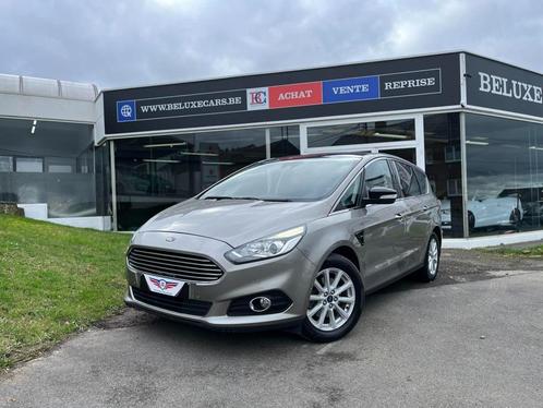 FORD S-MAX 2.0 TDCi*AUTOMATIQUE*7-PLACES*GPS*CUIR*S-CHAUFFAN, Auto's, Ford, Bedrijf, Te koop, S-Max, ABS, Alarm, Bluetooth, Boordcomputer