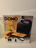 Domo Snackmaker 2 en 1 Croque - gaufre, Elektronische apparatuur, Ophalen of Verzenden, Nieuw