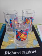 Lot 3 bierglazen SAFIR, Verzamelen, Ophalen of Verzenden, Zo goed als nieuw