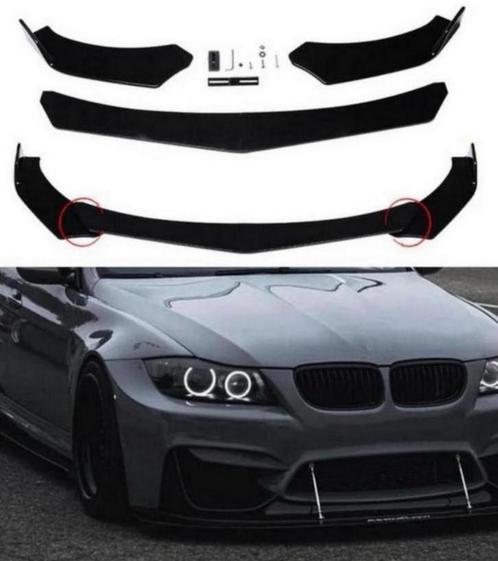 BMW 3-serie Bumperlip glans zwart E46 E90 E91 E93 F30 F31, Auto diversen, Tuning en Styling, Ophalen of Verzenden