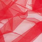 Nieuw in! 6021) 160x100cm tule rood, 120 cm of meer, Nieuw, Ophalen of Verzenden, Polyester