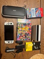 Nintendo switch Oled - 5 games, Games en Spelcomputers, Spelcomputers | Nintendo Switch, Ophalen, Zo goed als nieuw, Switch OLED