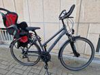 Damesfiets btwin met kinderzitje, Fietsen en Brommers, Ophalen, Zo goed als nieuw