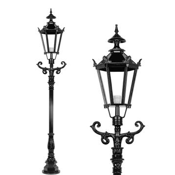 Buitenlamp, lantaarn met keramische fitting en glas, gegoten beschikbaar voor biedingen