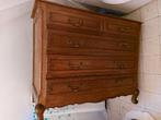 Commode en chêne avec 5 tiroirs, Enlèvement, Comme neuf, Chêne