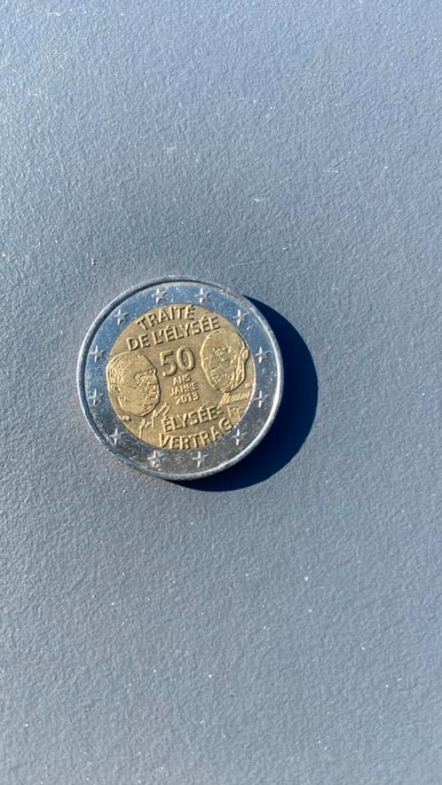 TRAITÉ DE L’ÉLYSÉE” "ÉLYSÉE-VERTRAG / 2 euromunt / zeldzaam, Postzegels en Munten, Munten | Europa | Euromunten, Ophalen of Verzenden