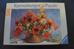 Ravensburger puzzel zomerboeket 500 st ca 49 x 36 cm, Ophalen of Verzenden, 500 t/m 1500 stukjes, Gebruikt, Legpuzzel