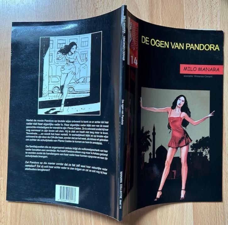 MILO MANARA - DE OGEN VAN PANDORA SEXY EROTISCH, Boeken, Stripverhalen, Gelezen, Eén stripboek, Ophalen of Verzenden