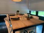 Eettafel eikenhout, Huis en Inrichting, Tafels | Eettafels, Ophalen, Eikenhout, 50 tot 100 cm, Vijf personen of meer