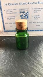 Bokaal in groen glas, Verzamelen, Ophalen, Gebruikt