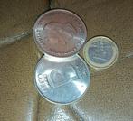 Zilver munten van 25 gram per stuk (2 stuks), Postzegels en Munten, Munten | België, Setje, Zilver, Ophalen of Verzenden, Zilver