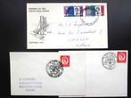 Groot Brittanie : 3 FDC's Forth Road Bridge (1964) brug, Ophalen of Verzenden