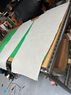 Mat créme kleur tuigleer lappen 2 mm dikte galf soepel, Enlèvement ou Envoi, Comme neuf