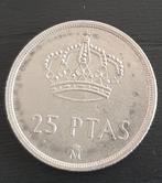 25 pesetas van Spanje van 1982, Ophalen of Verzenden, Losse munt