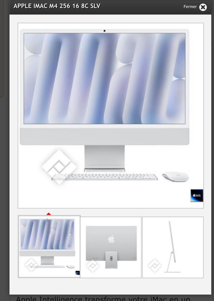 IMac, Informatique & Logiciels, Apple Desktops, Neuf, iMac, Enlèvement ou Envoi