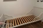 Bed, Huis en Inrichting, Slaapkamer | Bedden, Ophalen, Eenpersoons, Wit, 80 cm