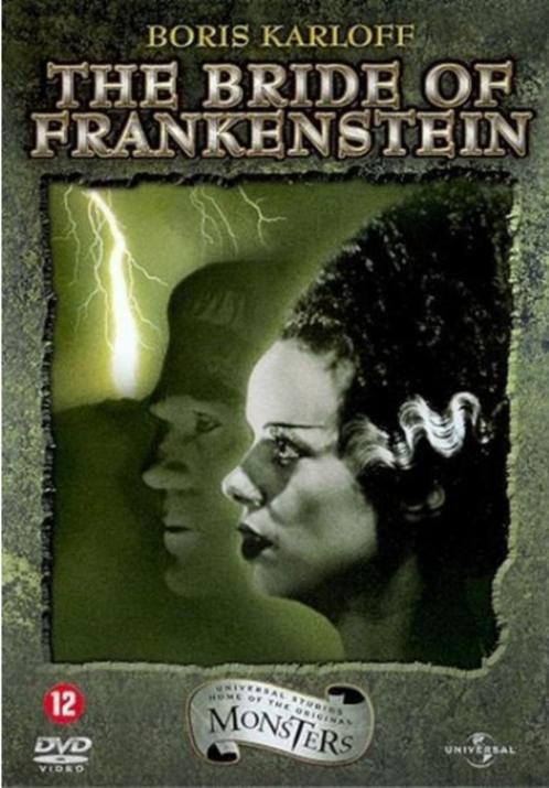 Bride of Frankenstein (1935) Dvd Zeldzaam ! Boris Karloff, Cd's en Dvd's, Dvd's | Klassiekers, Gebruikt, Horror, Voor 1940, Vanaf 12 jaar