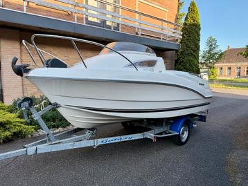Quicksilver Activ 430 Cabin | Mariner 30PK 2-Takt | Trailer, Ophalen, Gebruikt, 30 tot 50 pk, 3 tot 6 meter