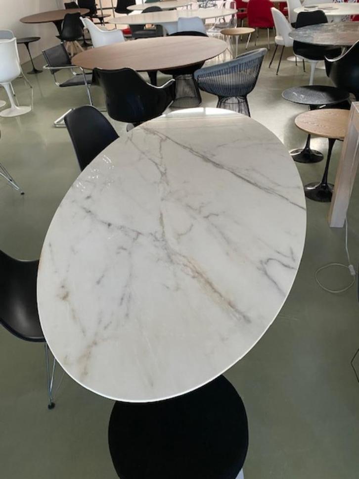 Korting: Ovale Tulip tafel Keramisch blad 180x90cm, Antiek en Kunst, Antiek | Meubels | Tafels, Ophalen of Verzenden