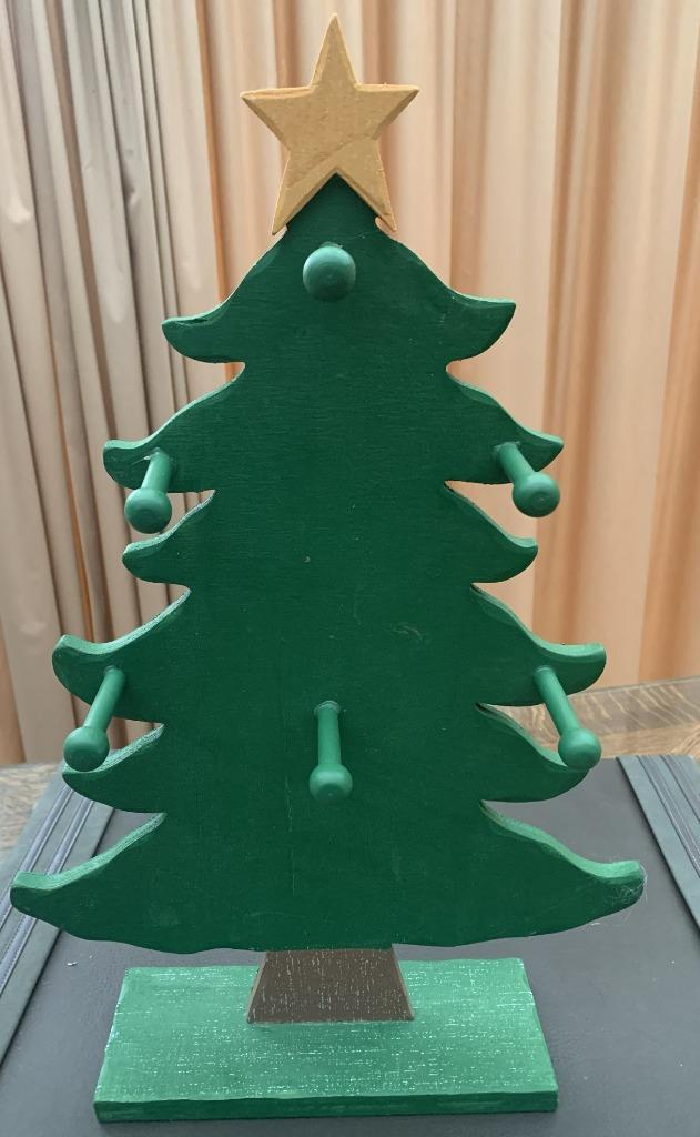 Kerstboom hout - voor presentie en hangertjes - hoogte 50 cm, Diversen, Kerst, Nieuw, Ophalen