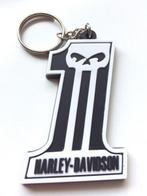 Harley Davidson number 1 skull rubberen sleutelhanger, Ophalen of Verzenden, Nieuw, Merk