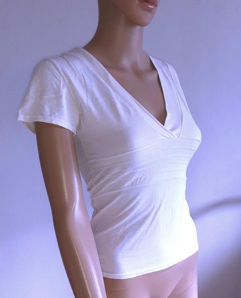 Dames t-shirt wit Lola & Liza XS of 34, Kleding | Dames, T-shirts, Nieuw, Maat 34 (XS) of kleiner, Wit, Korte mouw, Verzenden