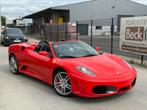 Ferrari F430 spyder // 4.3 F1 V8 // full service by Ferrari, Auto's, Ferrari, Zwart, Leder, Climate control, Particulier